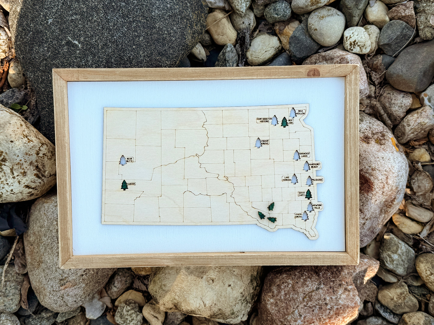 SD State Park Bucket List Map