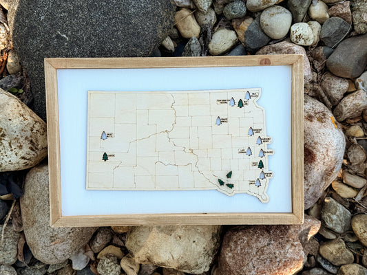 SD State Park Bucket List Map