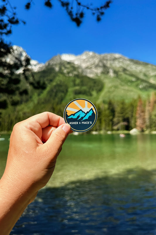 Sunrise Mountain Sticker