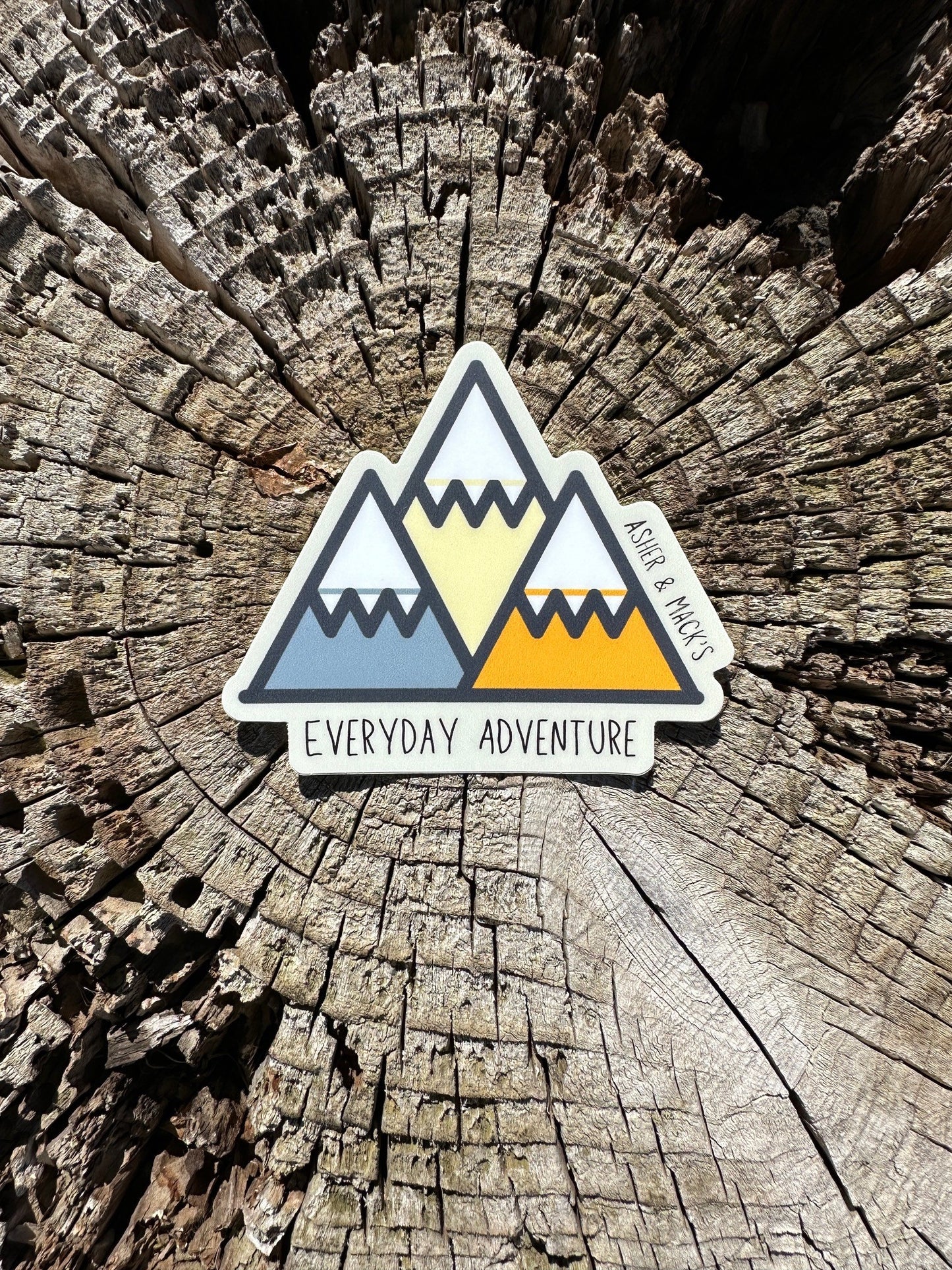 Tri Peak Sticker