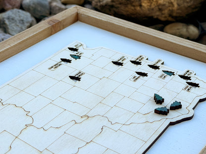 SD State Park Bucket List Map