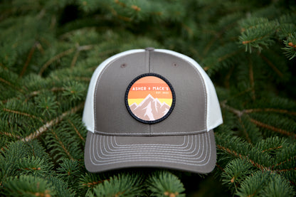 Ember Peak Hat (Brown with sunset)