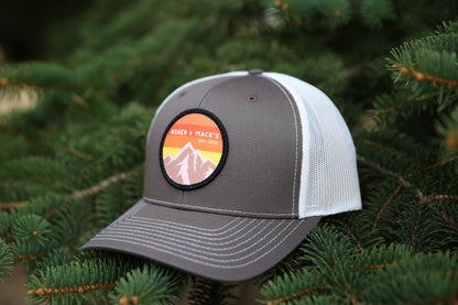 Ember Peak Hat (Brown with sunset)