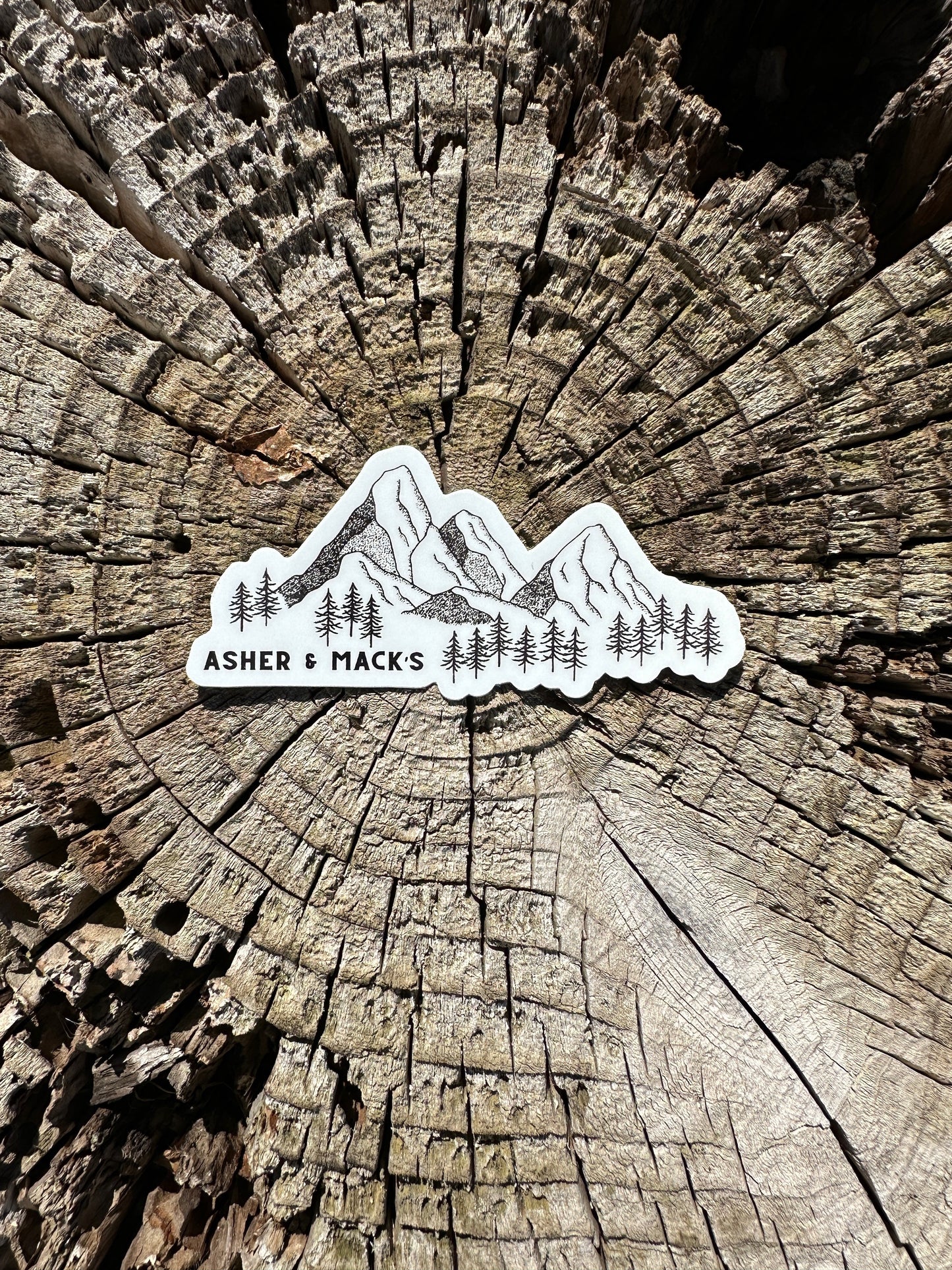 Mountain Vinyl Sticker