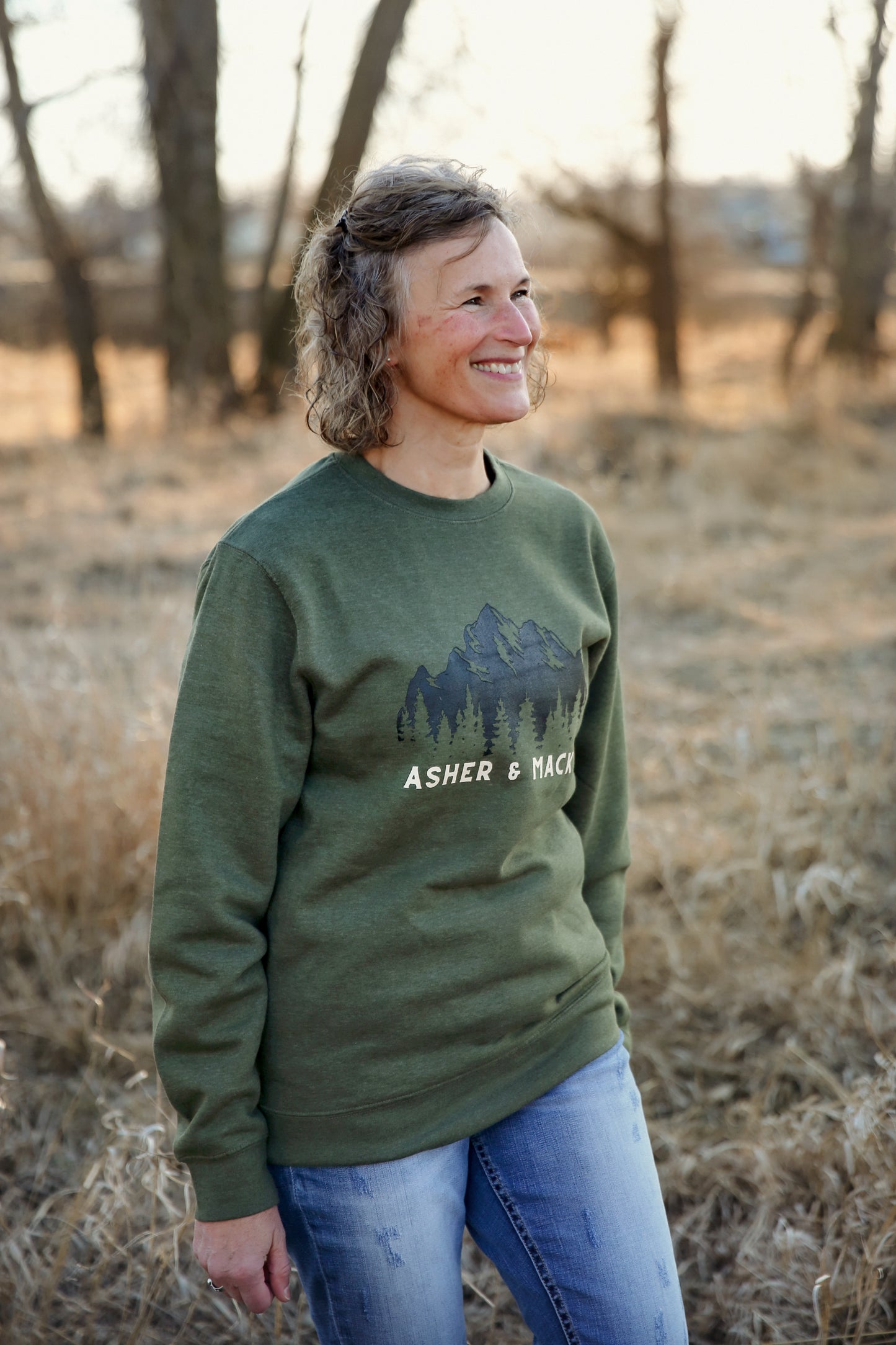 Peak & Pine fleece crew